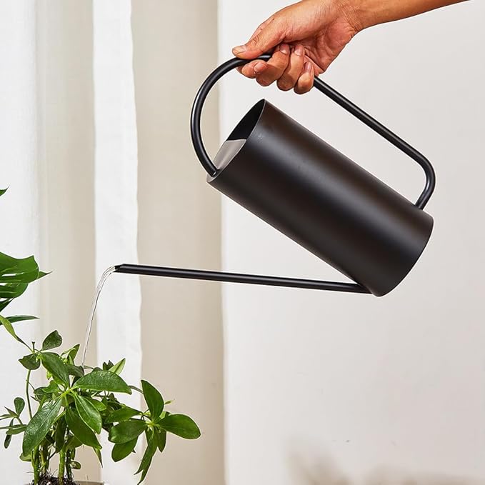 Watering Can for Indoor Plants, 50 oz/1.5L Stainless Steel Watering Can Pot - Image 2
