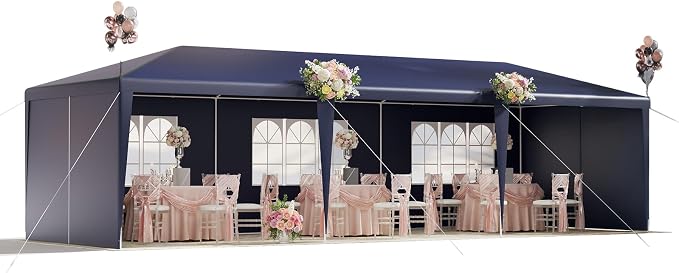 EROMMY 10x30 FT Outdoor Party Tent, Event Shelter by EROMMY