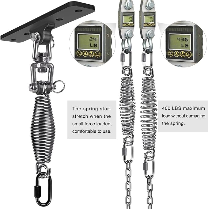 Dolibest Hanging Kits Hammock Chair Hardware, Heavy Duty Swing Hanger - Image 4