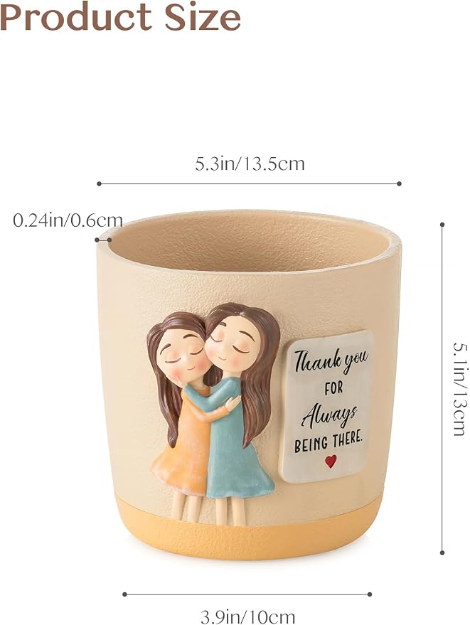 Gardening Gifts for Women: 5.3in Plant Pot Gifts for Gardener - Image 5