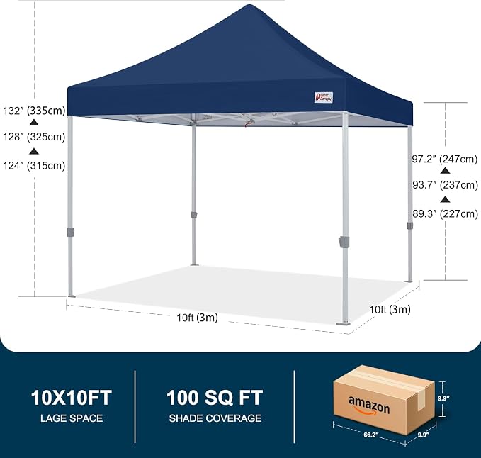 MASTERCANOPY Pop Up Canopy Tent Commercial Grade 10x10 Instant Shelter - Image 5