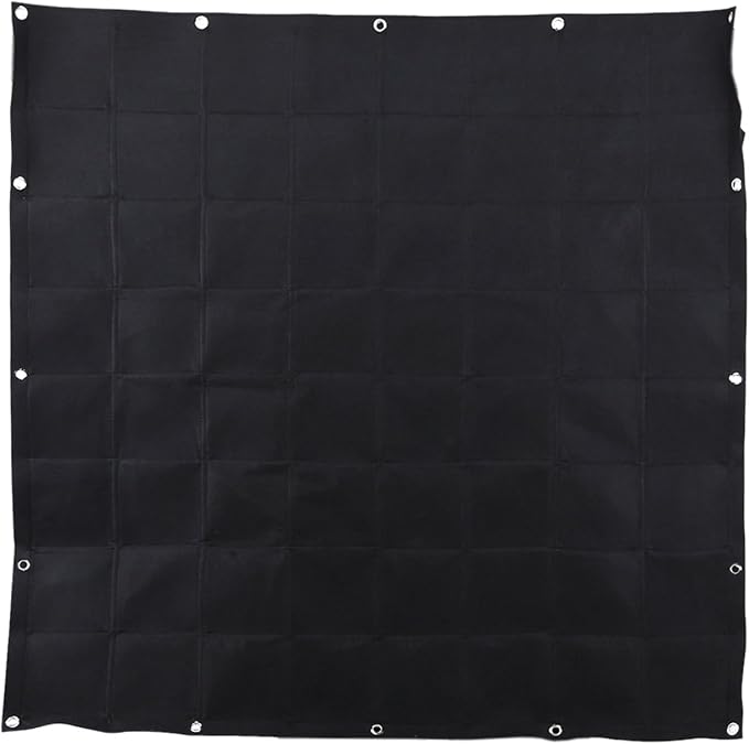 Ogrmar 64 Pockets Vertical Wall Garden Planter Plant Grow Bag - Image 5