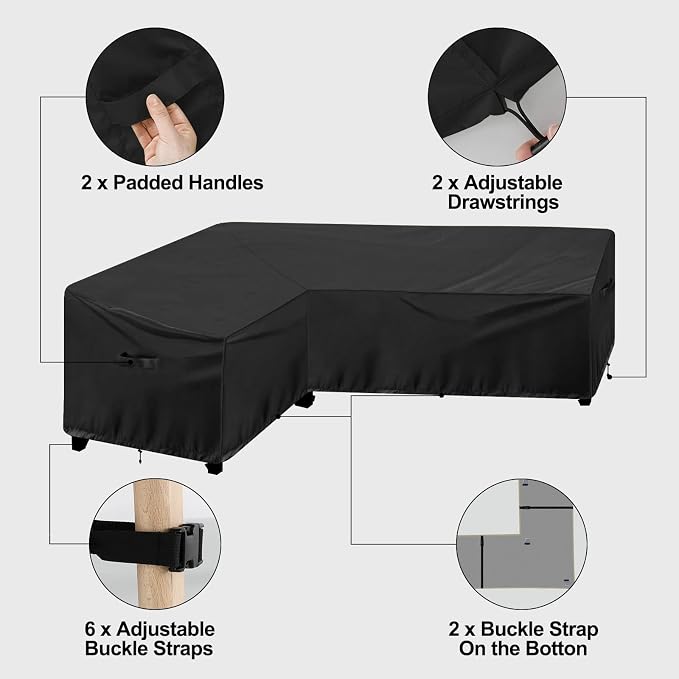 OutdoorLines Waterproof Outdoor Patio Sectional Cover - Image 5