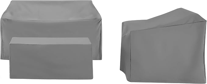 Crosley Furniture Patio Furniture Covers, Waterproof 3-Piece Cover Set - Image 2