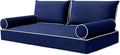 Olefin Twin Outdoor Mattress Package Daybed Cushion Set，Twin Size Porch Swing by Unknown