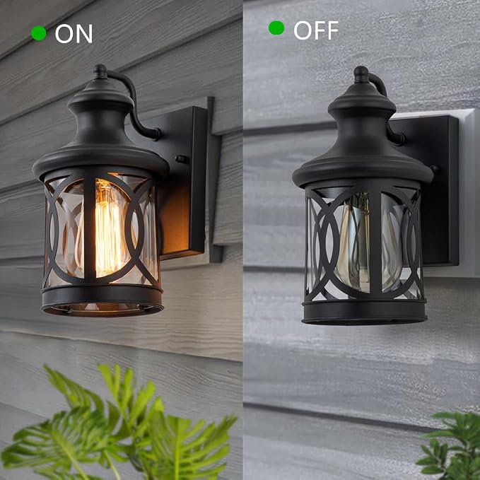 2-Pack Outdoor Wall Lights, Porch Lights, Waterproof Outdoor Wall Sconce - Image 5