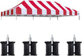 Eurmax USA 10x20 Pop Up Canopy Replacement Canopy Tent Top Cover, Instant by Eurmax