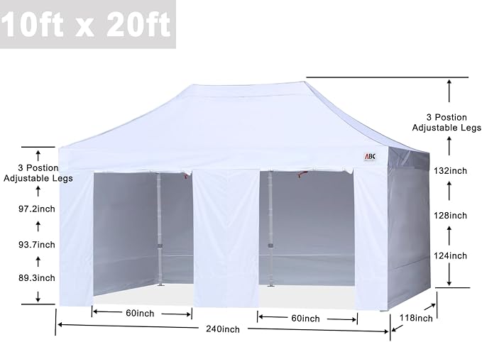 ABCCANOPY Easy Pop Up Canopy Tent - Image 3
