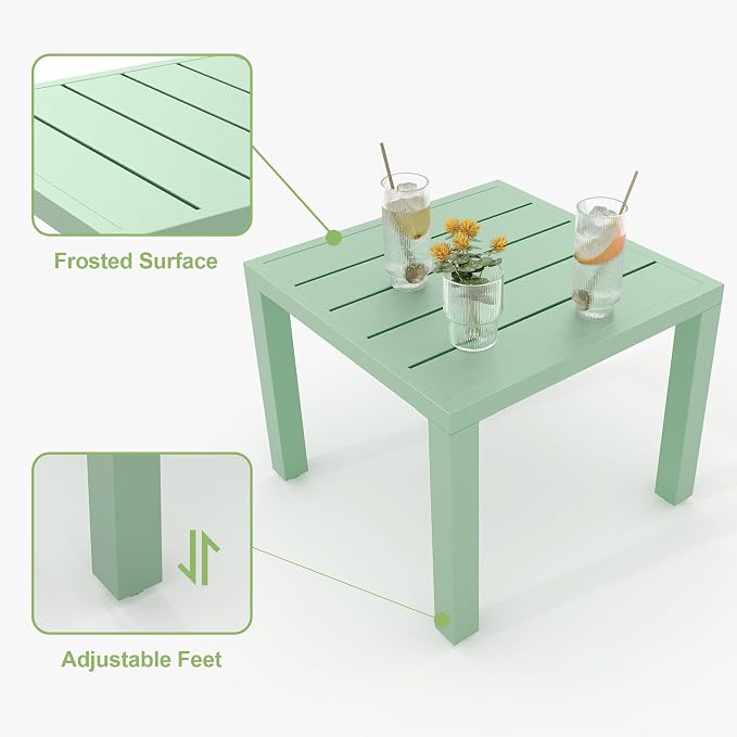 GAOMON 3 Piece Patio Bistro Set, Outdoor Patio Furniture Set - Image 5