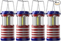 Lichamp LED Camping Lantern, 4 Pack Battery Powered Flashlight by Lichamp