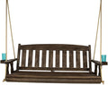 Amish Casual Heavy Duty Mission Treated Porch Swing, Dark Walnut Stain by AmishCasual