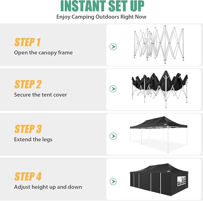 COBIZI 13x26 Pop Up Canopy - Image 9