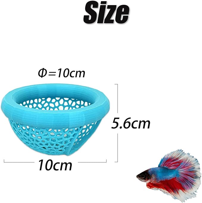 Aquarium Floating Betta Fish Skins, Betta or Shrimp Feeder, Cave and Hammock - Image 3