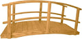 8 FT Oak Amish Made Garden Bridge by Unknown