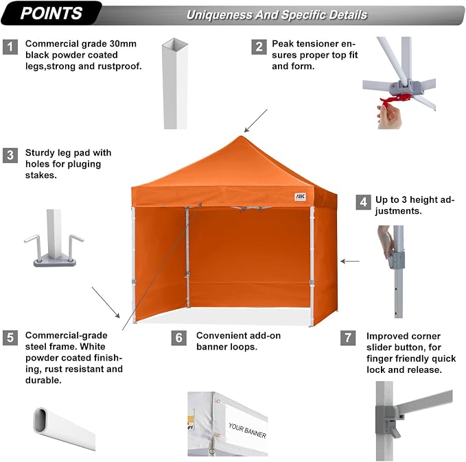 ABCCANOPY Easy Pop Up Canopy Tent - Image 2