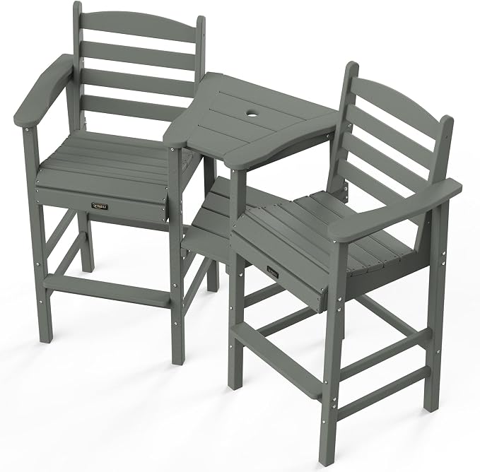 VINGLI Tall Adirondack Chairs Set of 2 - Image 4