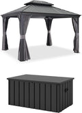 PURPLE LEAF 10' X 12' Hardtop Gazebo by PURPLELEAF