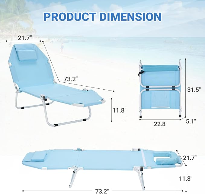 DoCred Heavy Duty Tanning Chair - Image 3