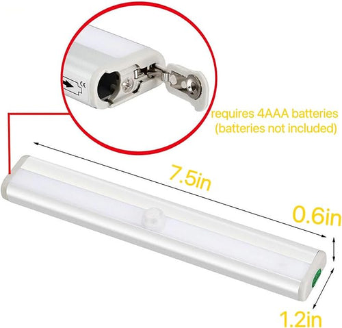 10LEDs Outdoor Sensor Step Light, 2 Pack RV Sensor LED Light Bar, Stick-On - Image 2