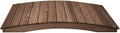 6 FT WALNUT Amish Made Pinewood Heavy Duty Garden Bridge by Unknown