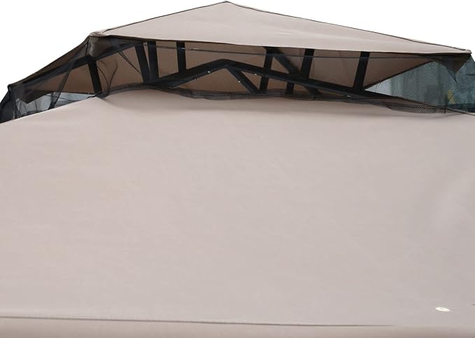 Outsunny 9.6' x 9.6' Patio Gazebo, Outdoor Canopy Shelter - Image 9