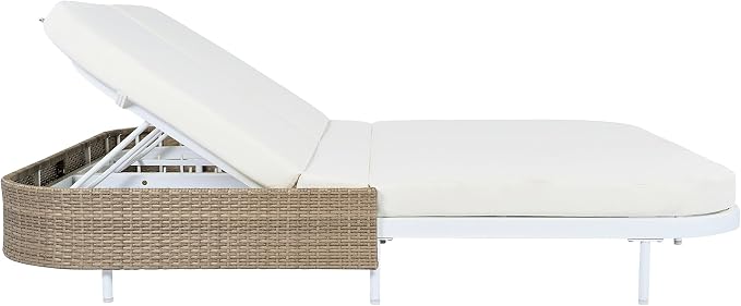 Merax Outdoor Daybed, Patio Rattan Daybed - Image 3