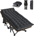 ABORON Camping Cot for Adult 28" Extra Wide, Heavy-Duty 1200D Oxford Cot for by ABORON
