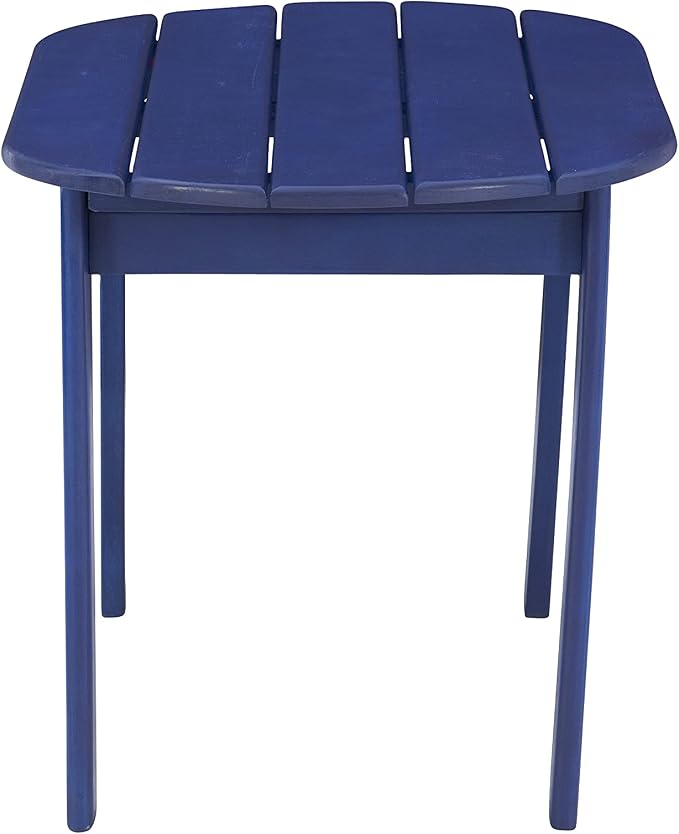 Linon Jayde Outdoor Blue Adirondack Coffee Table - Image 5