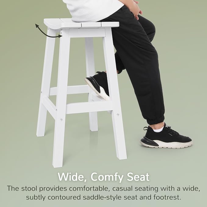 Stoog Weatherproof Bar Stools Set of 4, - Image 6