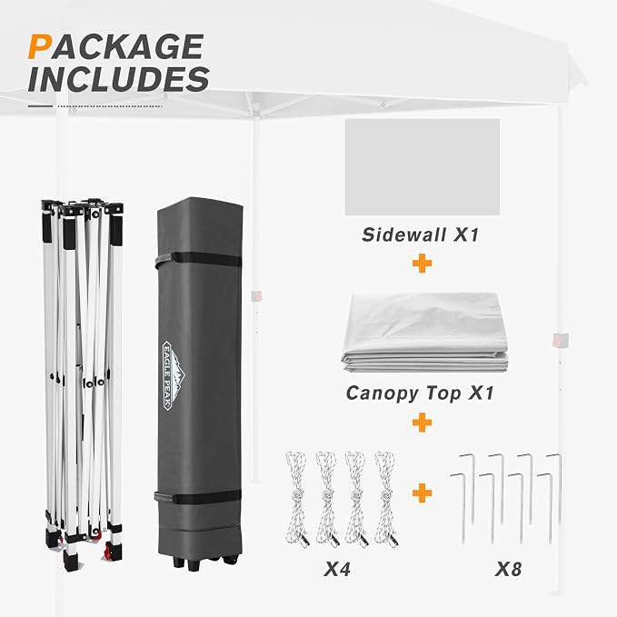 EAGLE PEAK Commercial Canopy 8x8 Pop Up Canopy Tent - Image 9