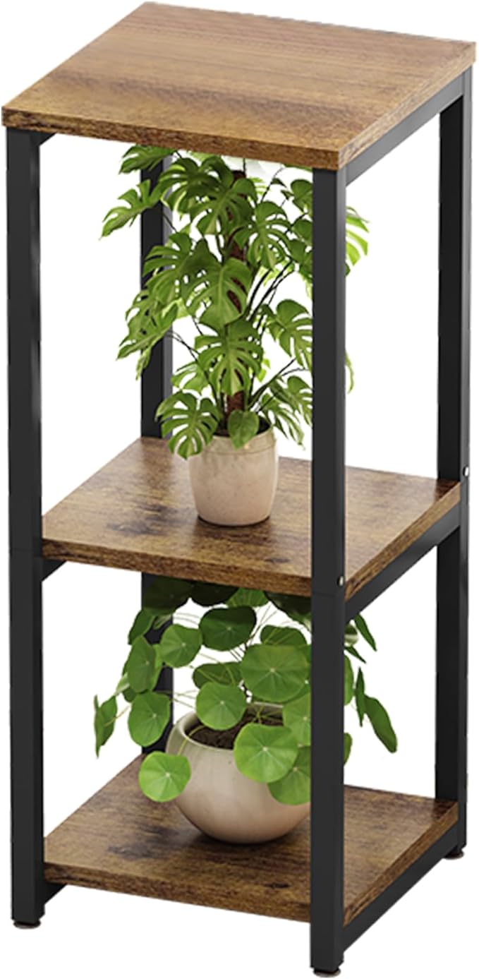 Plant Stand Indoor Corner Tall 3 Tier Metal Modern Flower Storage Plant Shelf by YIZAIJIA