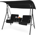 Tangkula 2 Person Porch Swing, Outdoor Swing by TANGKULA