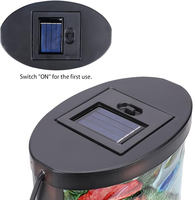 Hanging Solar Lantern Outdoor Waterproof LED Hummingbird Solar Lights Outdoor - Image 6