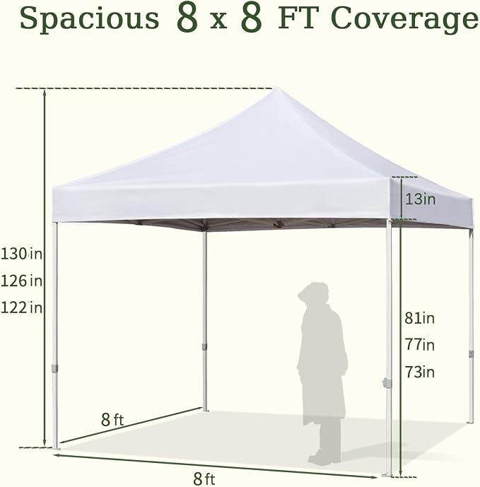 Easy 8x8 Pop Up Canopy Tent - Image 7