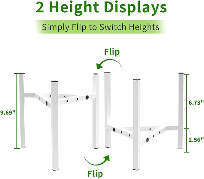 Aripark Plant Stand Indoor Adjustable, Metal Modern Plant Stands, Heavy Duty - Image 4
