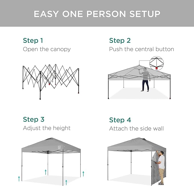 Best Choice Products 10x10ft Pop Up Canopy Tent - Image 3