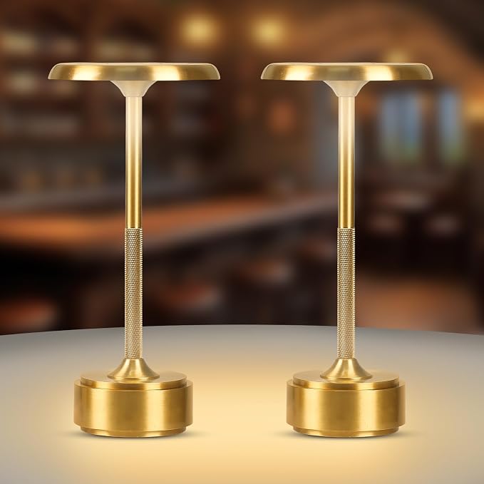 5200mAh Rechargeable Cordless LED Table Lamps Touch Sensor Light, 3-Levels by HAPYGILightings