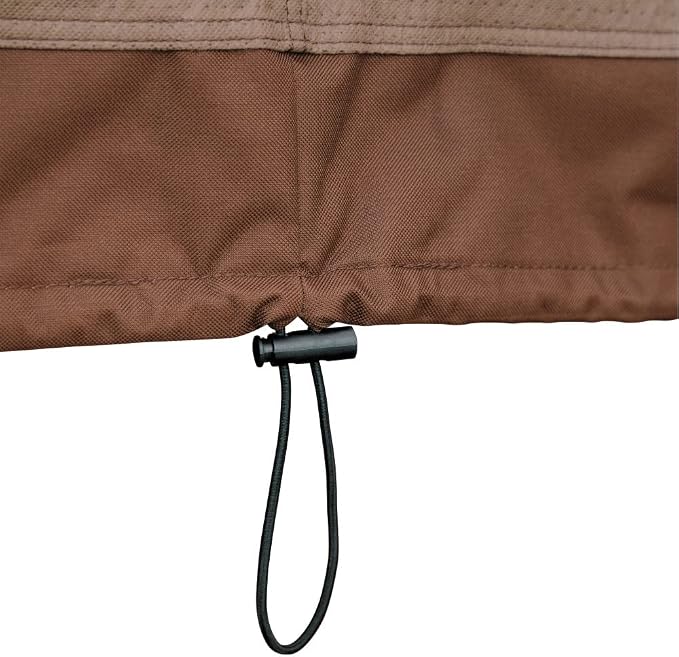 DUCKCOVERS ULV603535 Ultimate Loveseat Cover, Mocha Cappuccino, Patio Furniture - Image 5