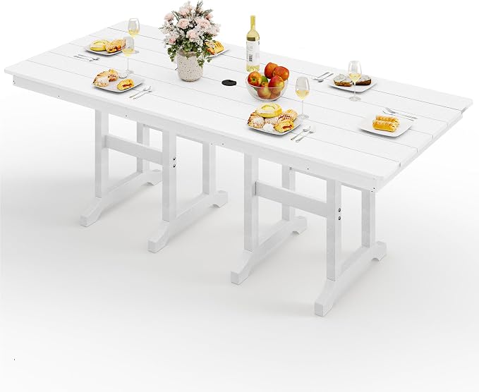 YITAHOME HDPE Patio Dining Table by YITAHOME