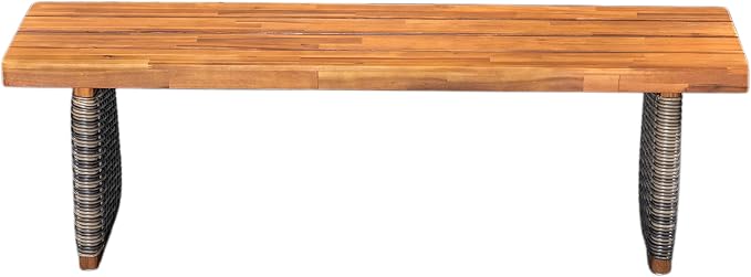 Christopher Knight Home Pasco Acacia Wood Outdoor Dining Table Set - Image 8