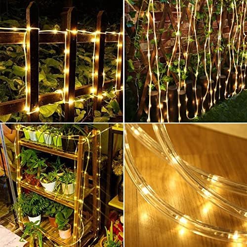 Solar Rope Light Waterproof IP65 39FT 100LEDs Outdoor LED ‎Solar Outdoor Lights - Image 7