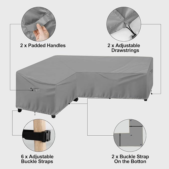 OutdoorLines Waterproof Outdoor Patio Sectional Cover - Image 5