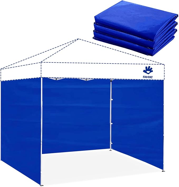 Instant Canopy Tent Sidewalls for 10x10 Pop Up Canopy Waterproof, 99% UV by FANPATUS