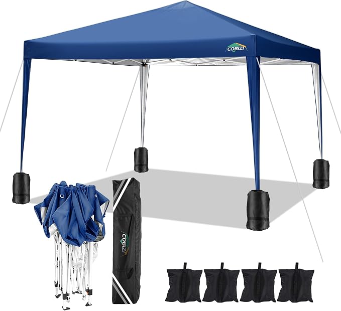 COBIZI 10x10 Pop Up Canopy Tent by COBIZI