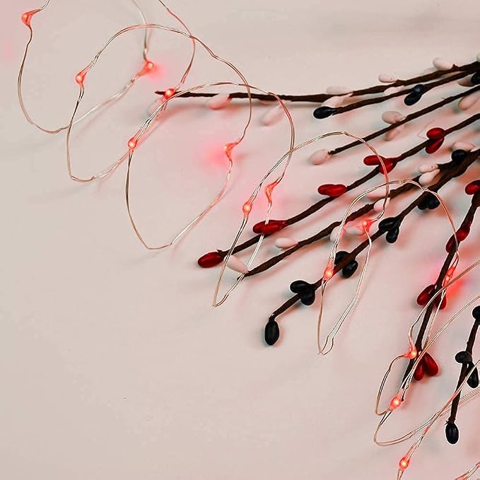 2 Pack Solar Powered Fairy String Lights Outdoor Waterproof 8 Modes Twinkle - Image 4