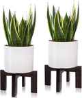 2 Pack Plant Stand Indoor Outdoor, Mid Century Plant Stand by GendralForwepup