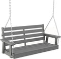 IVY&LANE Outdoor Porch Swing | HDPE Plastic | 2-Person | Hanging Bench Swings | by IVYLANE