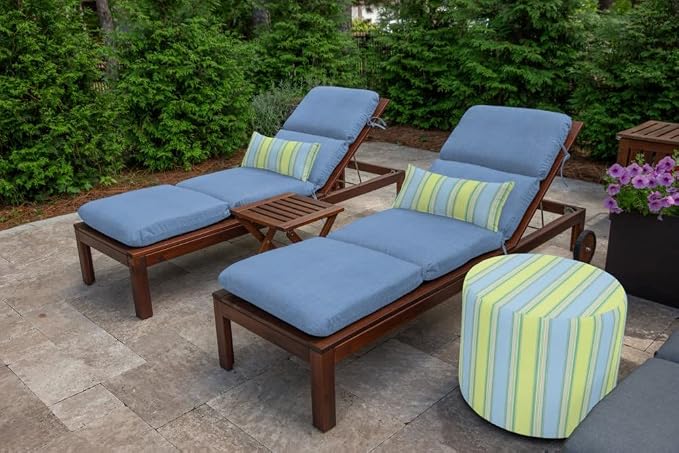 Sunbrella Patio Chaise Cushions - Image 4