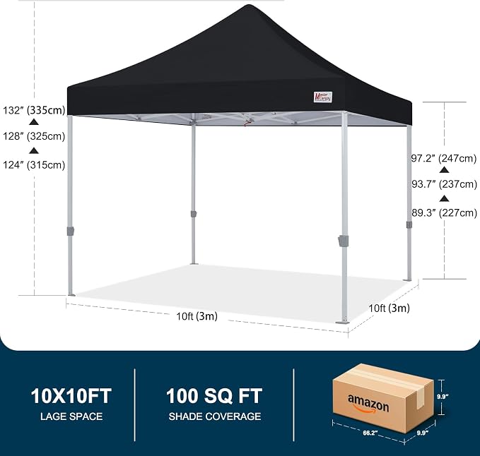 MASTERCANOPY Pop Up Canopy Tent Commercial Grade 10x10 Instant Shelter - Image 5