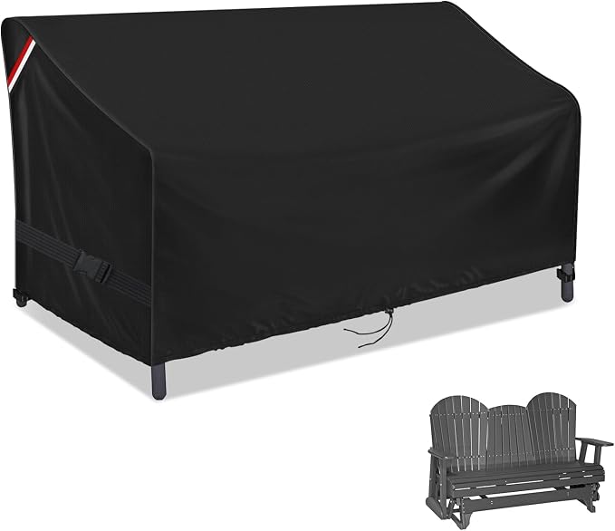 Outdoor Adirondack Glider Cover, 2-Person Waterproof Patio Glider Covers by Yourpatiocoverexpert